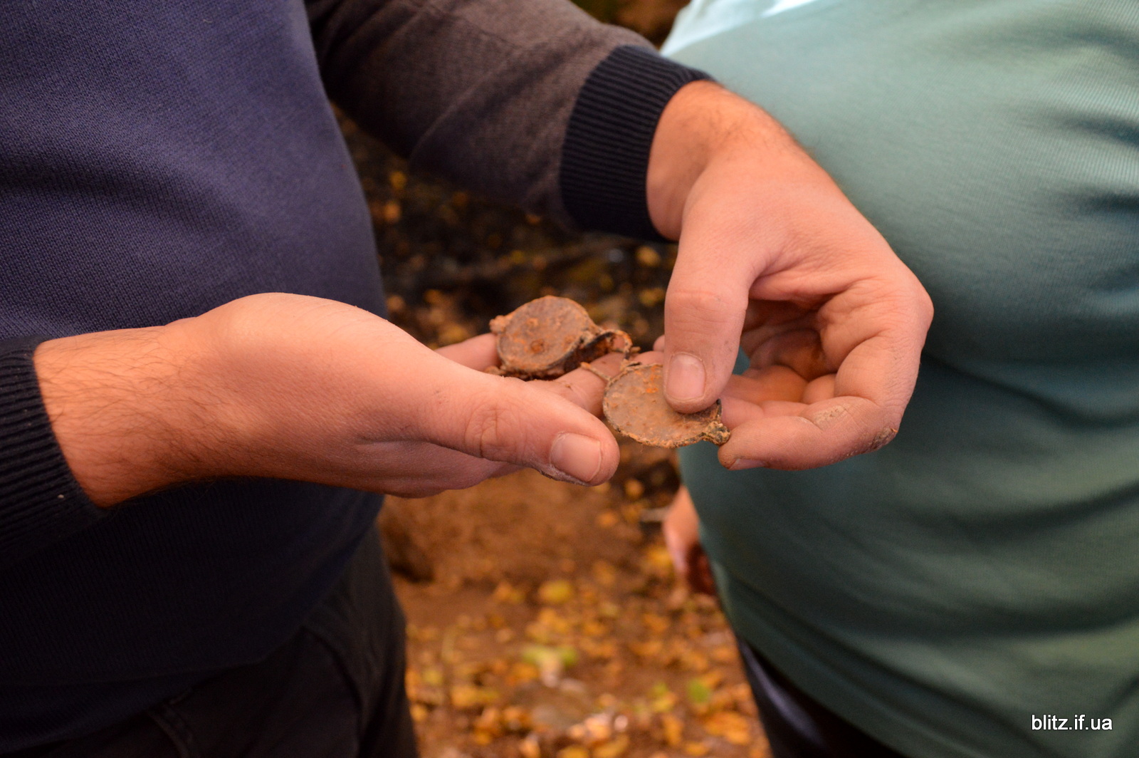 В лісі Івано-Франківської області знайдено загадкове поховання